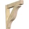 Ekena Millwork Funston Block Rough Sawn Outlooker, Douglas Fir, 8"W x 42"D x 42"H OUT08X42X42FST05RDF - alternate 1